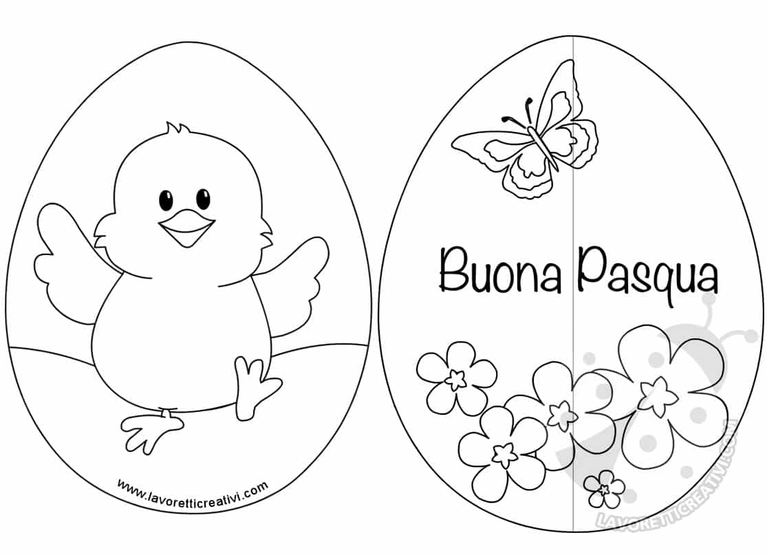 Lavoretti Di Pasqua Per Bambini Uovo Con Pulcino Lavoretti