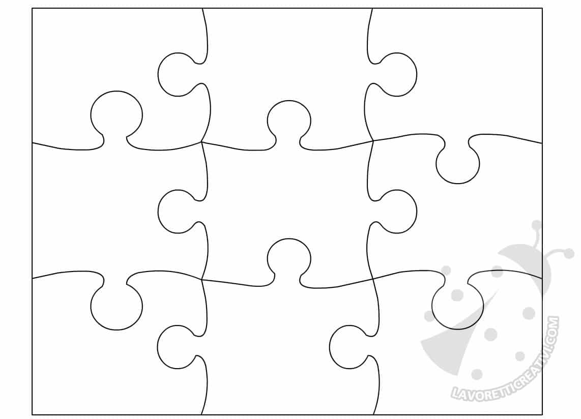 Idee per la Festa del pap  Puzzle da disegnare e colorare