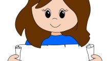 bambina tocco fine anno scuola 1