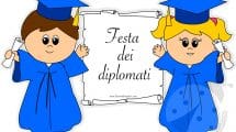 cartello festa dei diplomati