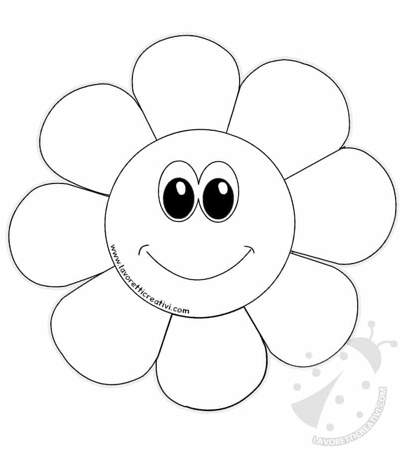 Disegni Di Fiori Di Primavera Per Bambini Da Colorare