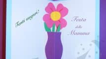 Semplice biglietto pop up per la Festa della Mamma