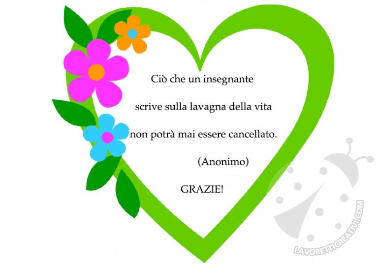 Frasi Di Auguri Per Insegnanti Immessi In Ruolo Biglietti di ringraziamento per insegnanti - Lavoretti Creativi