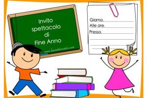 invito spettacolo fine anno scuola