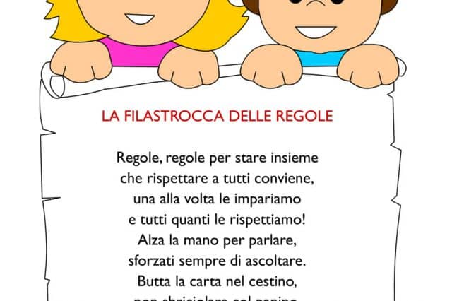 Regole da rispettare in classe con disegni da colorare - Lavoretti Creativi