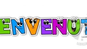 benvenuti scritta facce3
