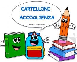 cartelloni accoglienza scuola