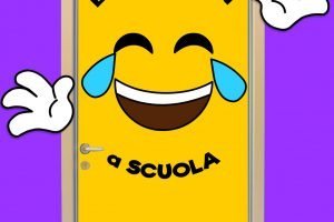 decorazione porta emoticon