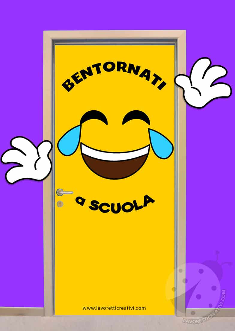 decorazione porta emoticon1