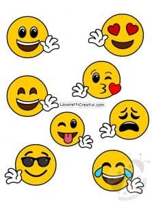 Set di Emoji per addobbi