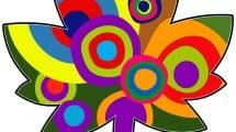 foglia acero cerchi kandinsky