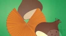 Riccio con castagna