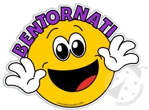 Addobbi accoglienza - Emoticon bentornati