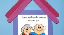 Targhe con frasi sui nonni