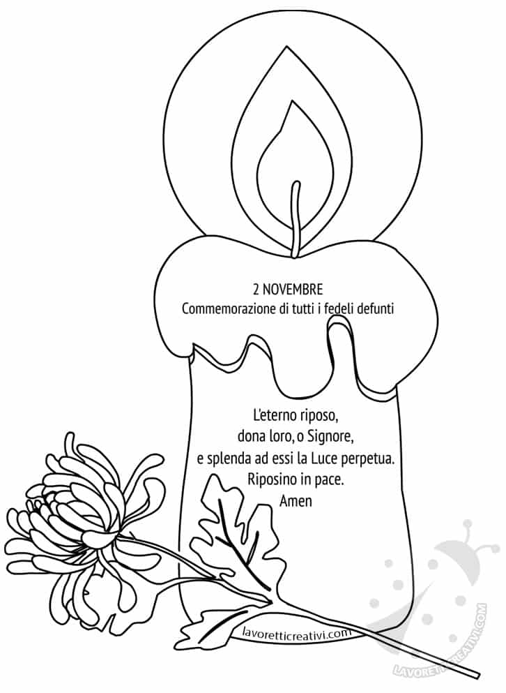 I Bambini Possono Vedere I Defunti Commemorazione dei defunti Idee per bambini - Lavoretti Creativi