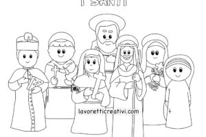 disegni santi