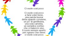 filastrocca ci vuole cosi poco