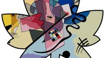 foglia astratta kandinsky3 1