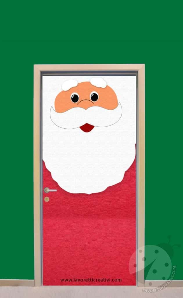 porta aula babbo natale