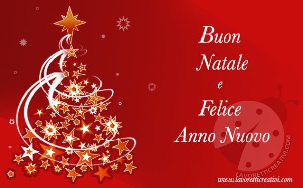 auguri natale albero stelle