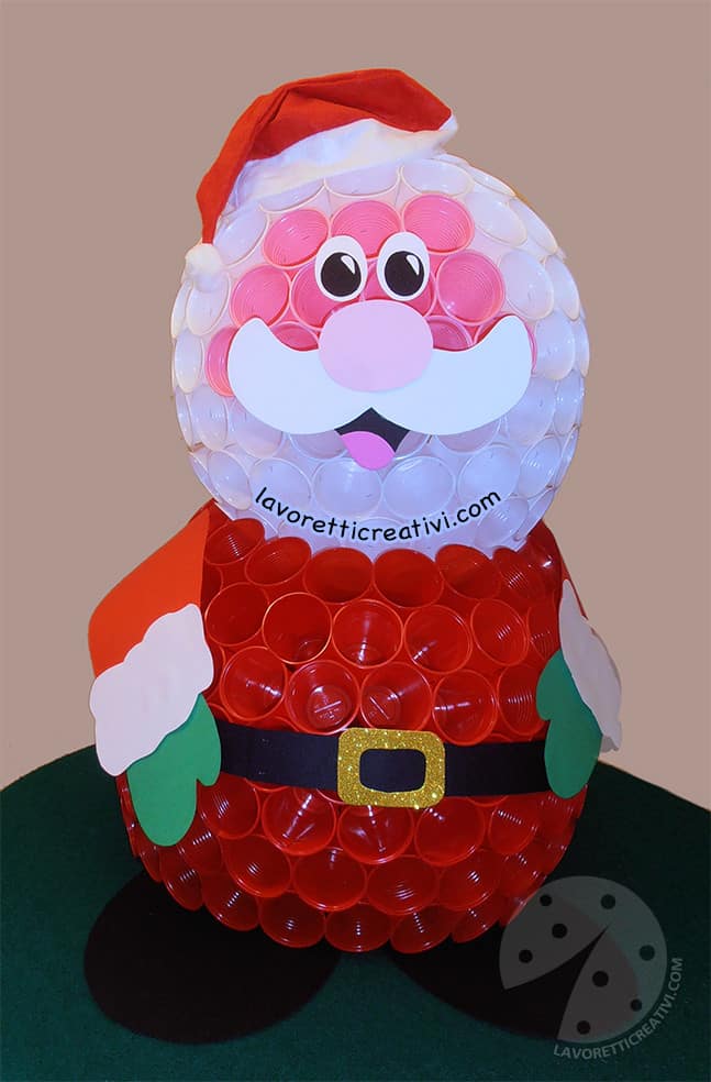 babbo natale bicchieri plastica1