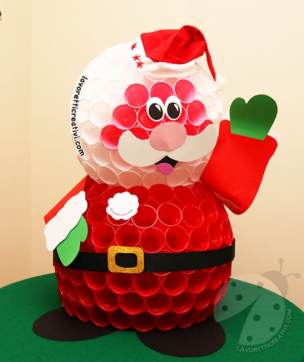 Tutorial Babbo Natale Con Bicchieri Di Plastica Lavoretti