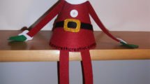 Babbo Natale in feltro