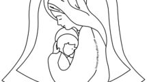campana maria gesu bambino