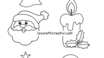disegni natale sagome