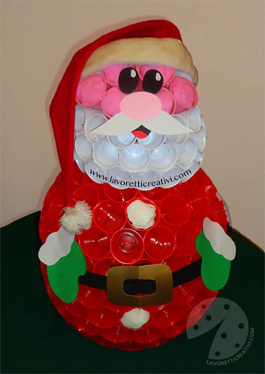 babbo natale bicchieri plastica 1