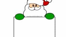 biglietti natale babbo natale