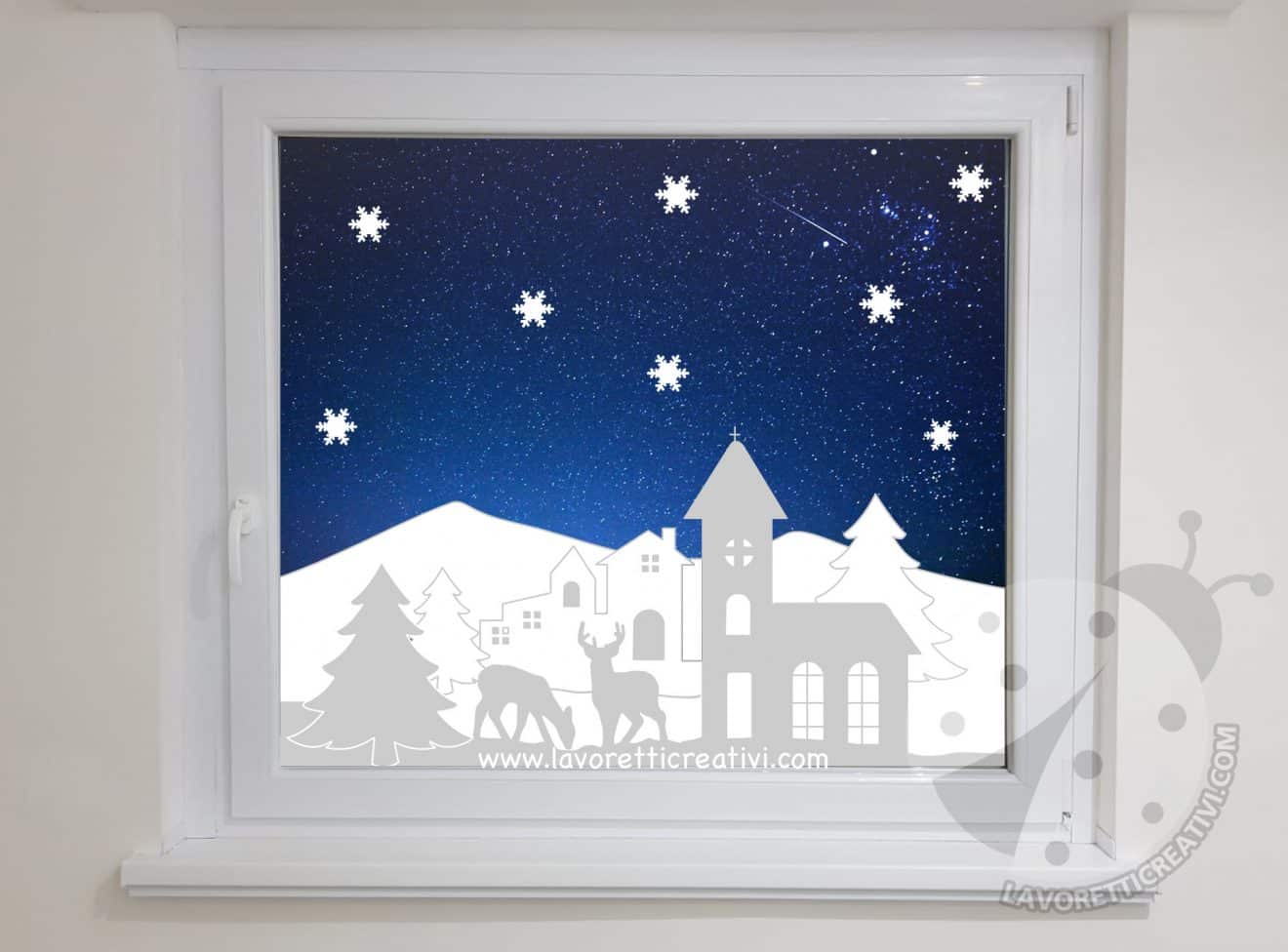Decorazioni Per Finestre Fai Da Te Decorazioni invernali per finestre fai da te - Lavoretti Creativi