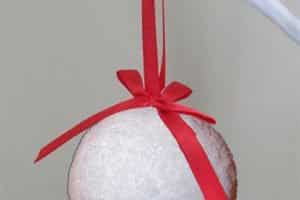 pallina natale neve glitter