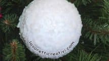 palline effetto neve tutorial
