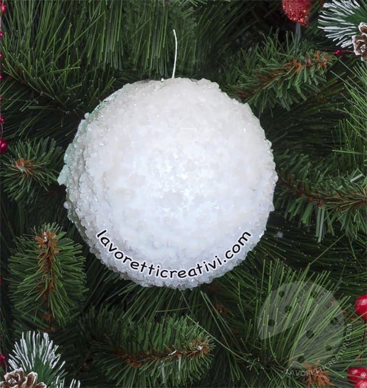 Creare Palline Di Natale Con Foto.Palline Di Natale Effetto Neve Con Il Sale Tutorial Lavoretti Creativi