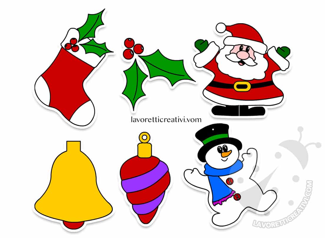 Stampare Disegni Di Natale Da Colorare.Sagome E Disegni Natalizi Da Stampare Lavoretti Creativi