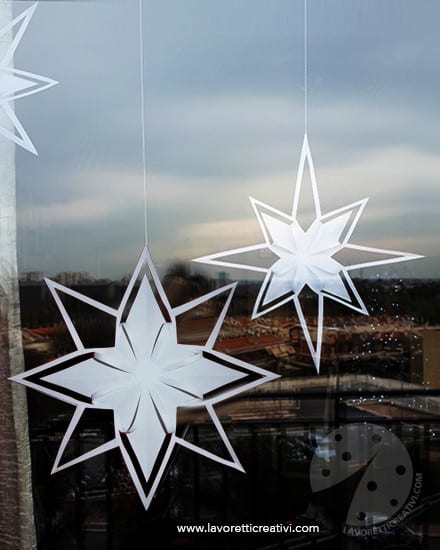 decorazioni natalizie per finestre