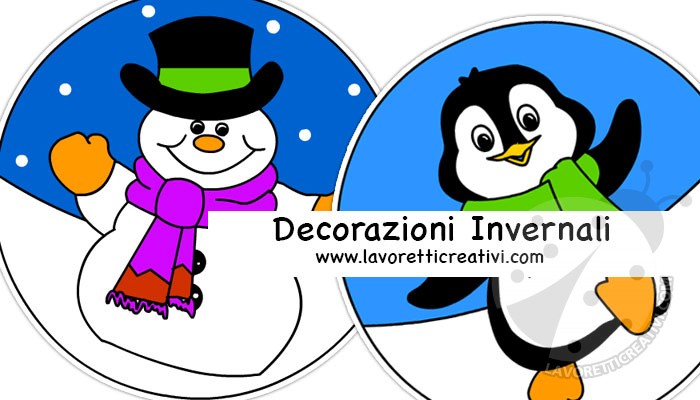 Decorazioni Inverno finestra 1