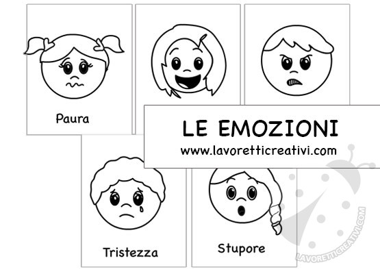 I Colori delle Emozioni: Disegni da Colorare