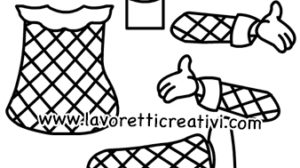 marionetta arlecchino ritagliare