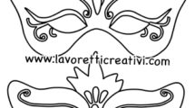 maschere principesse carta