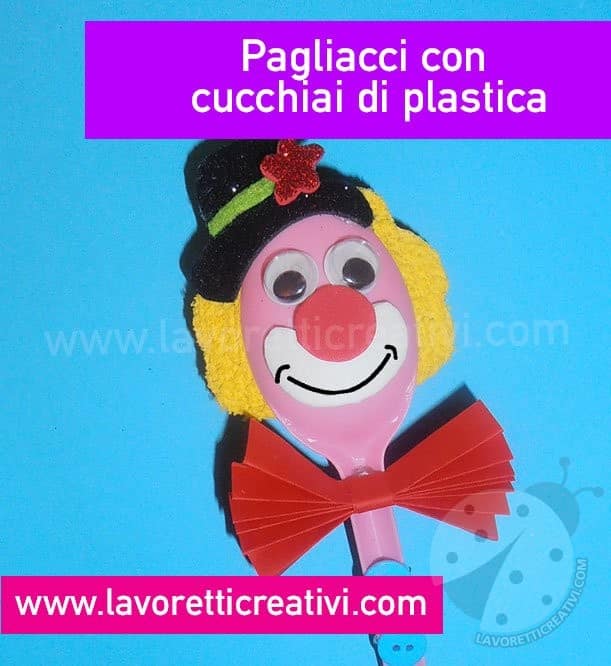 pagliaccio cucchiao plastica