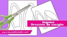 sagome orecchie coniglio