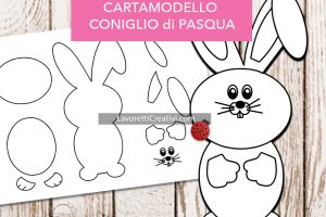 cartamodello coniglio pasqua 1