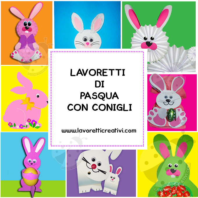 lavoretti pasqua con conigli