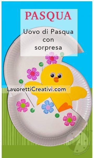 lavoretti pasqua pulcino uovo