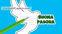 biglietto pasqua colomba