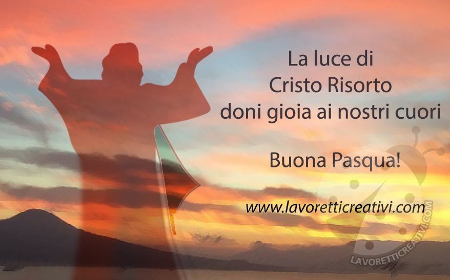 buona pasqua immagine gesu