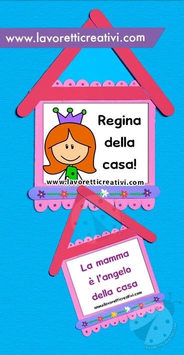 targhette a forma di casa