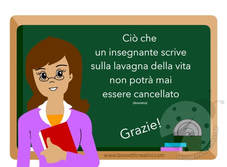 Frasi per ringraziare le maestre di Scuola Primaria Lavoretti Creativi